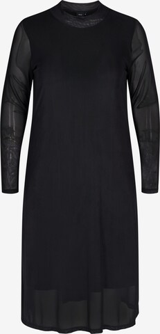 Zizzi Košilové šaty 'MLIBBY' – černá: přední strana
