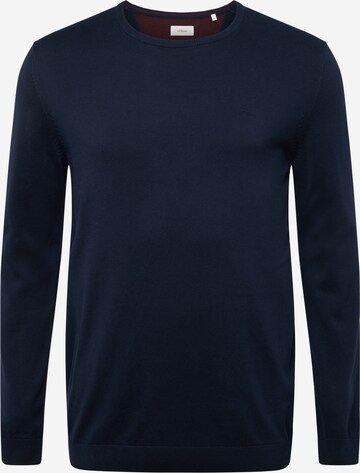 s.Oliver Men Tall Sizes Pullover in Blau: predná strana