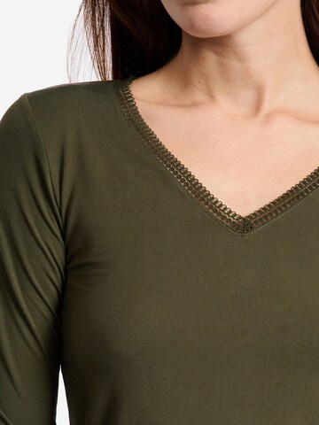 ETAM Unterhemd 'Warme Up Lace' in Grün