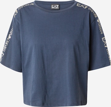 EA7 Emporio Armani - Camiseta en azul: frente