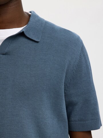 SELECTED Regular Fit Pullover 'SLHMATTIS' in Blau