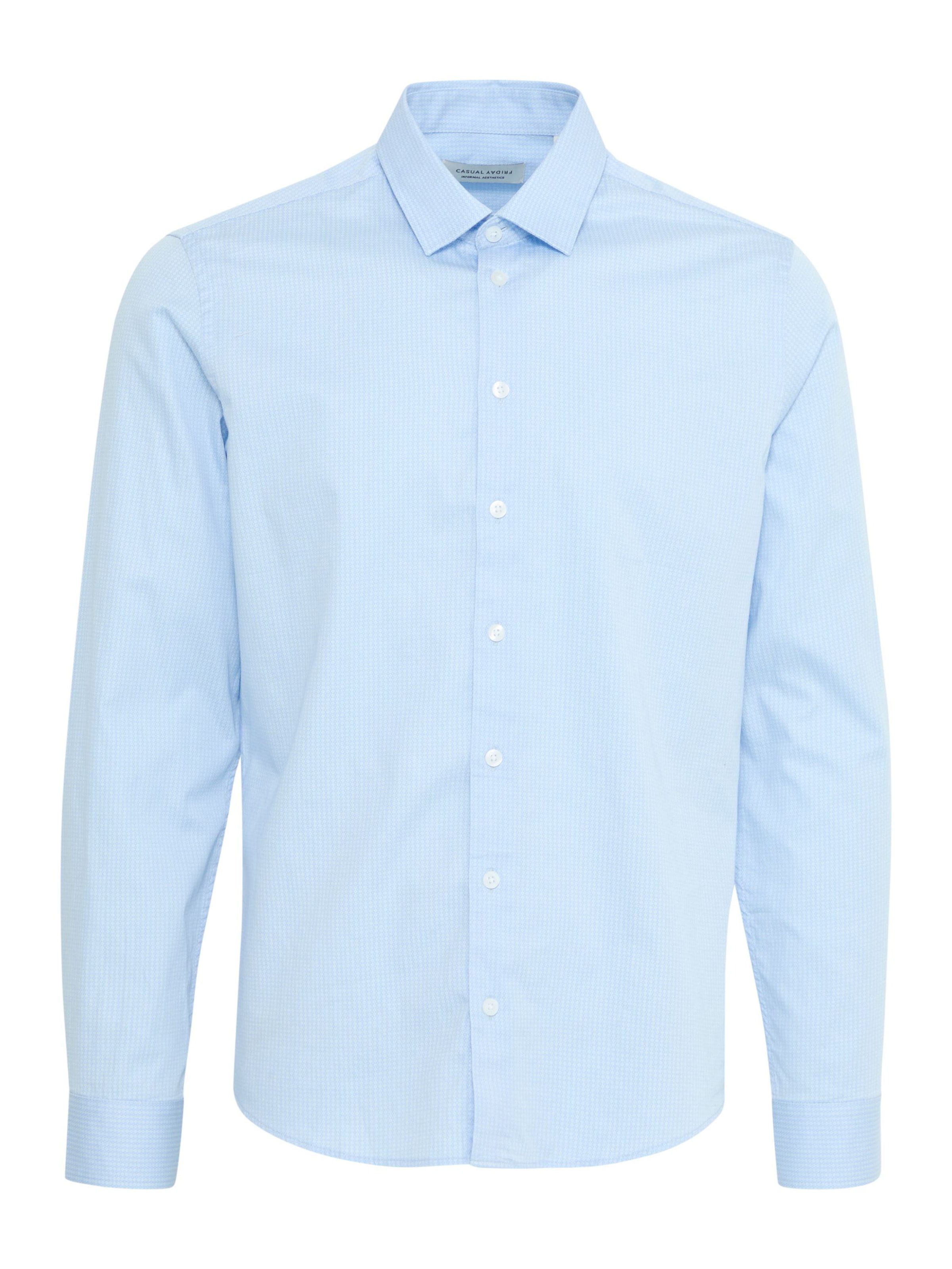 Casual Friday Regular fit Zakelijk overhemd ' CFGRIFFIN ' in Blauw: voorkant