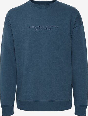 BLEND Sweatshirt 'JEFFREY' in Blauw: voorkant