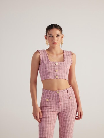 HOLLY LOLLY Top in Pink: Vorderseite