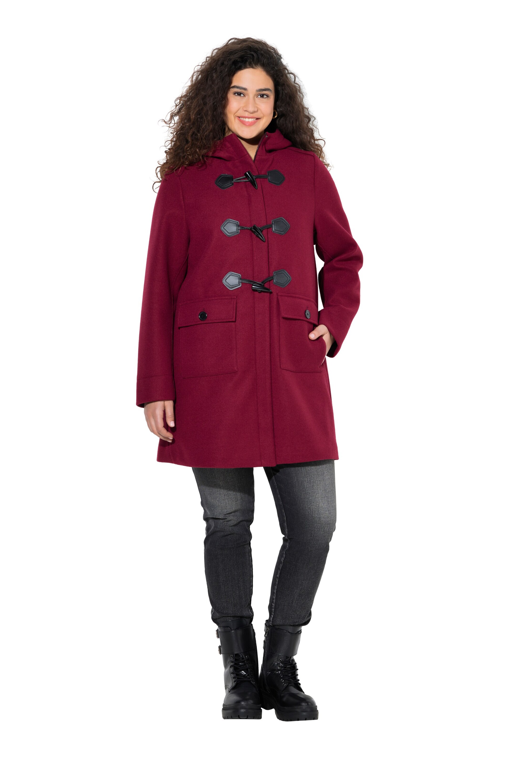 Ulla Popken Mantel in Rot