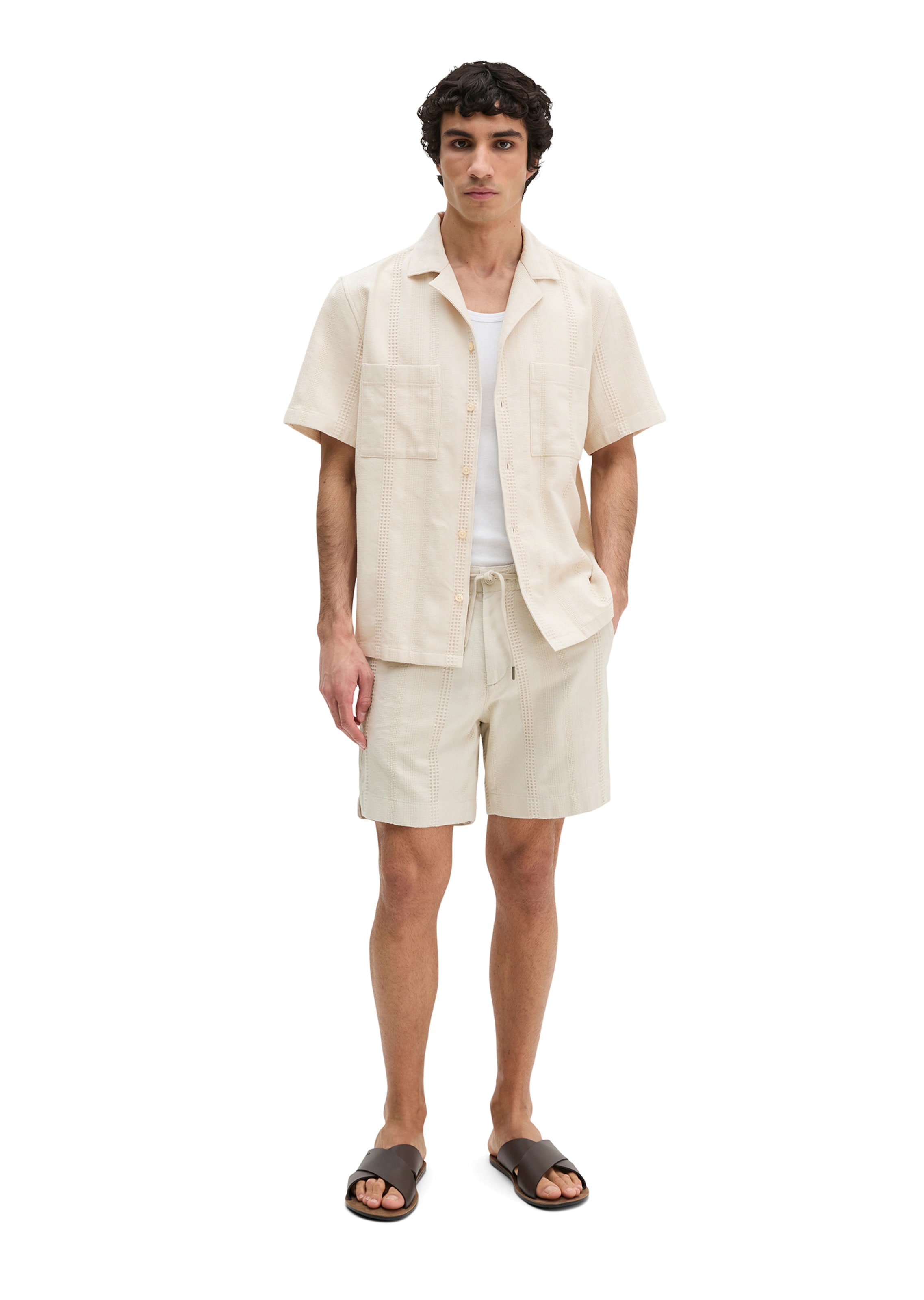 Marc O'Polo Regular fit Overhemd in Grijs