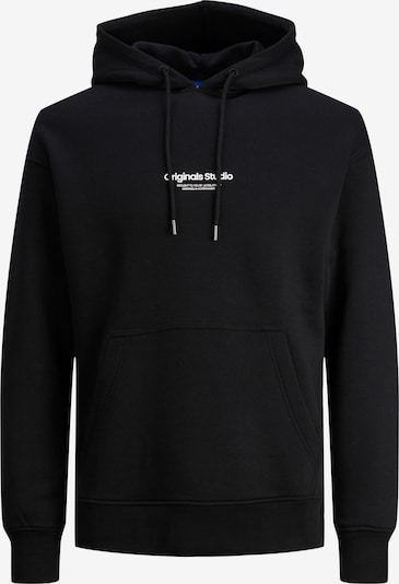 JACK & JONES Sweatshirt 'Vesterbro' i svart / vit, Produktvy