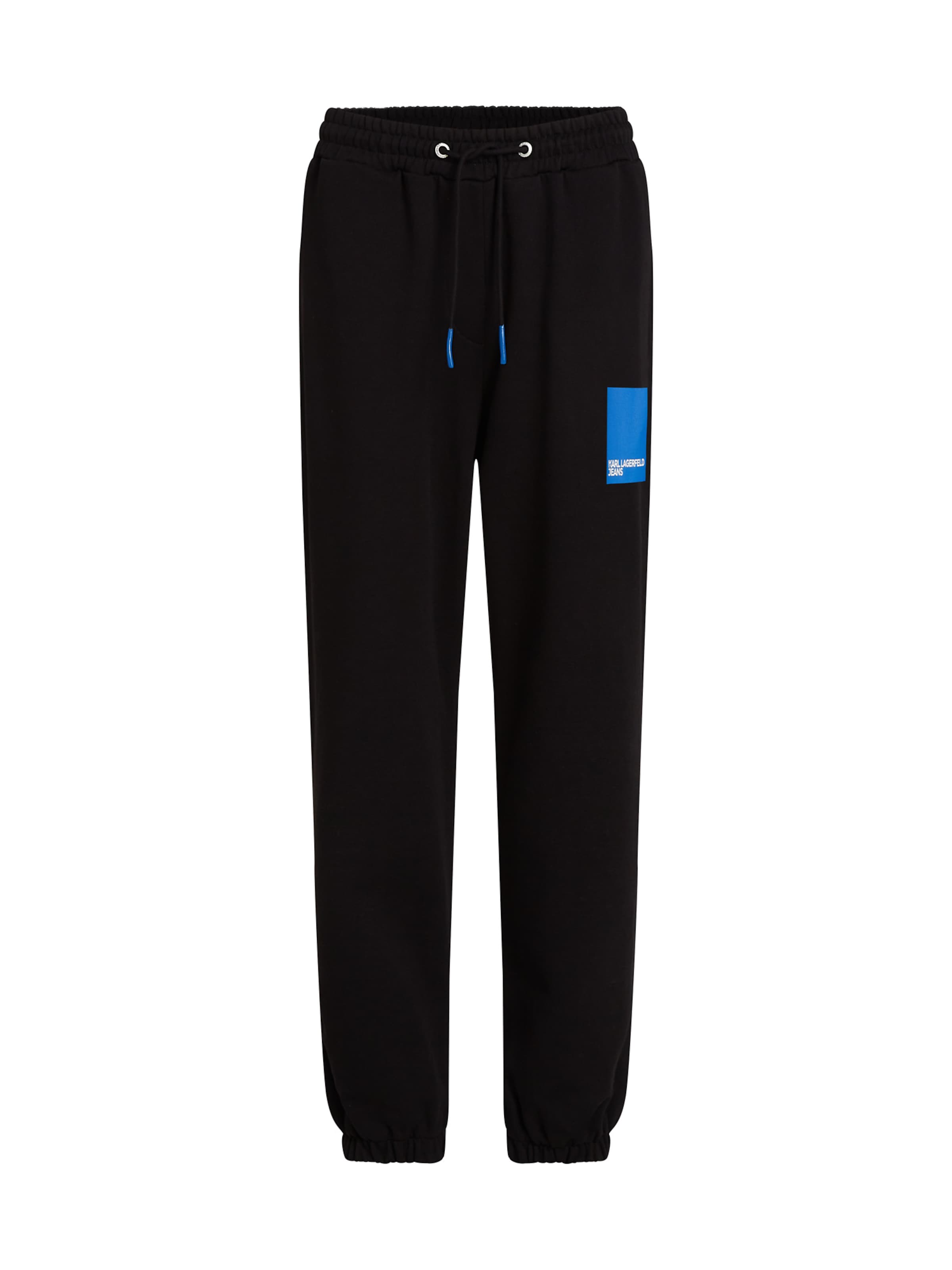 KARL LAGERFELD JEANS Tapered Hose in Schwarz: Vorderseite