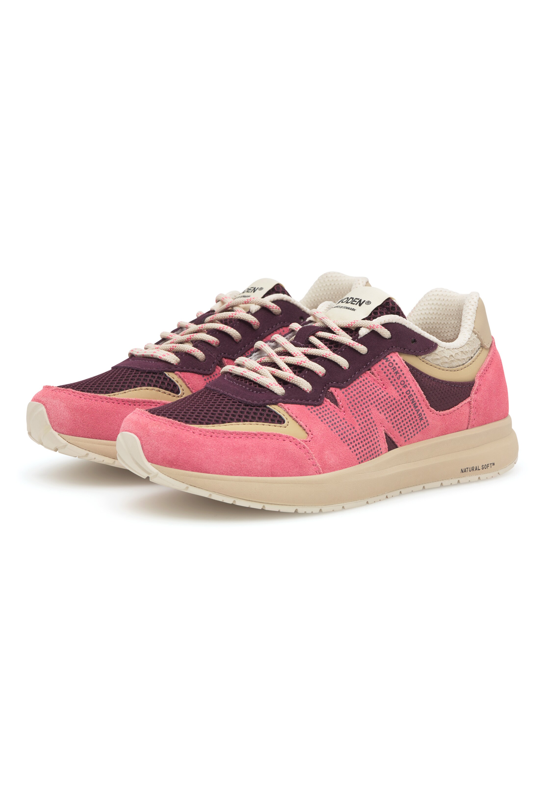 WODEN Sneakers laag 'Rigmor Open' in Roze