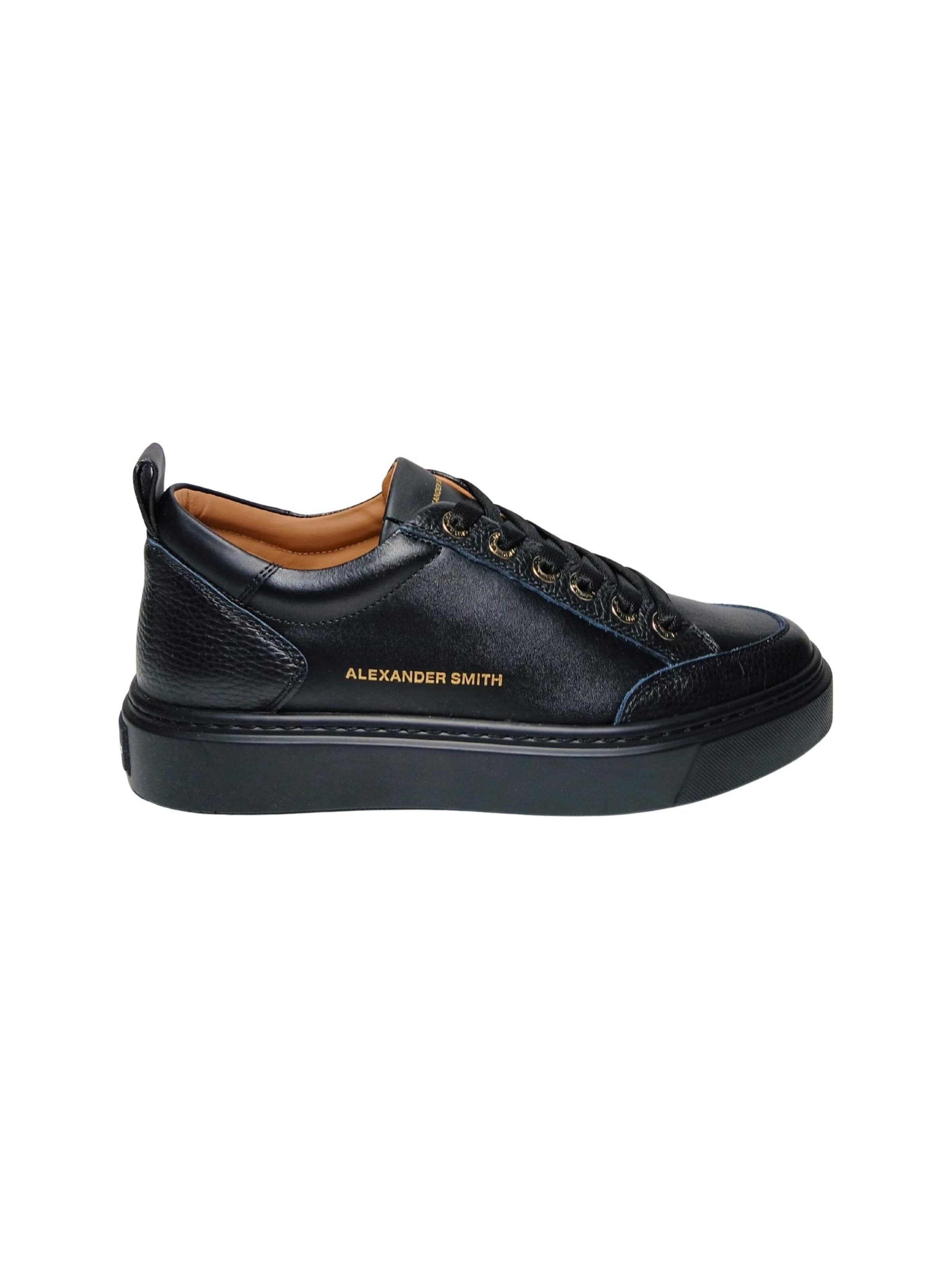 Alexander Smith Sneakers laag in Zwart: voorkant