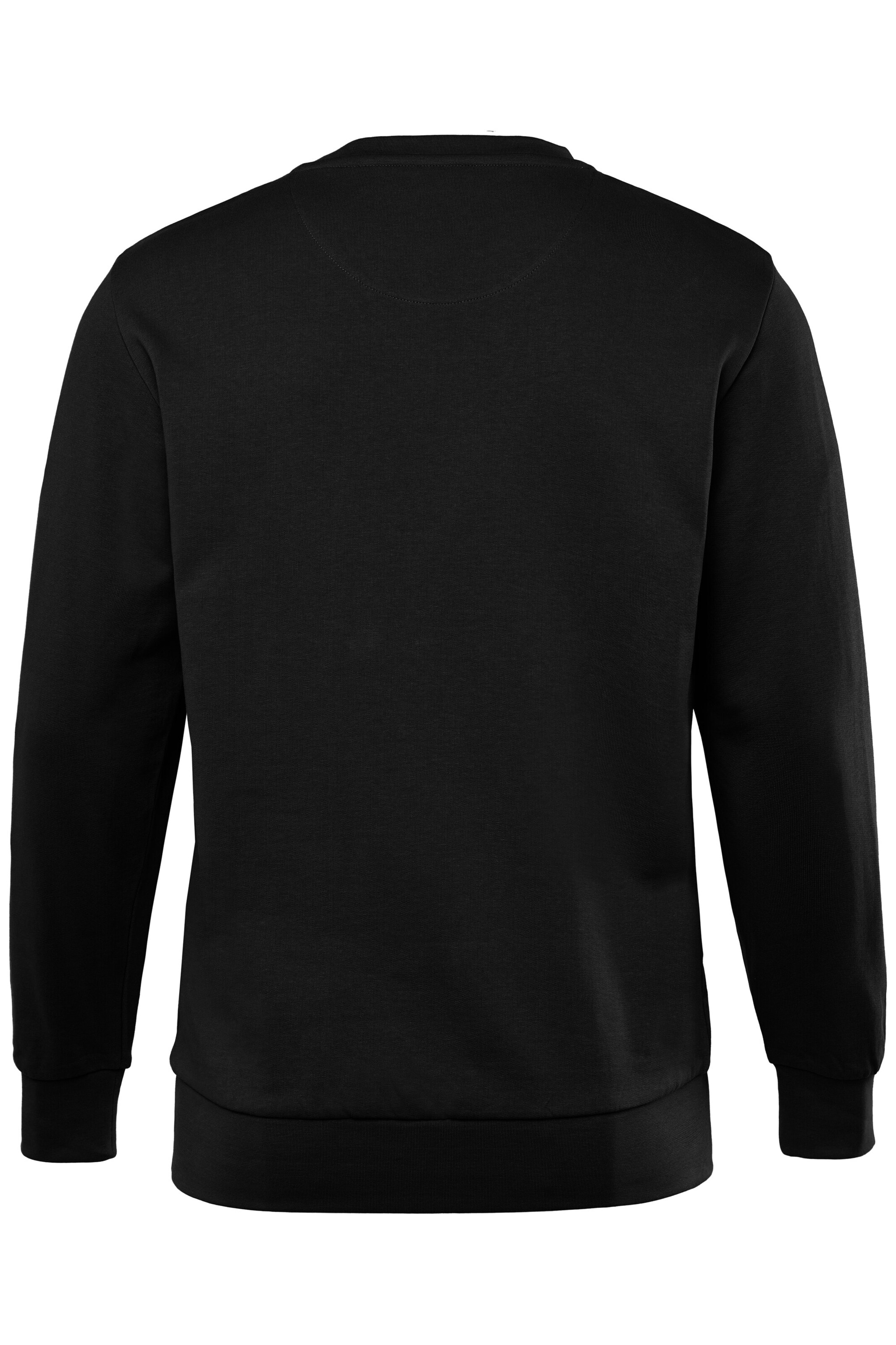 Men Plus Sweatshirt in Zwart