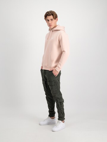 ALPHA INDUSTRIES Regular Fit Sweatshirt i pink