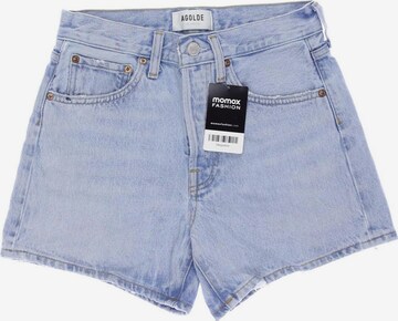 AGOLDE Shorts in XXXS in Blue: front
