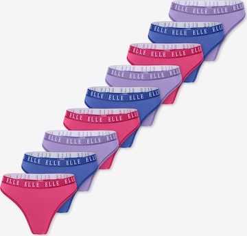 ELLE String ' Logo ' in Blauw: voorkant