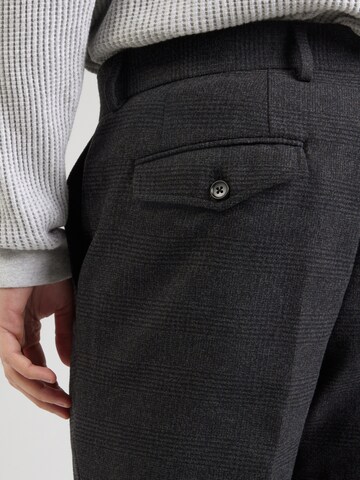 SELECTED Slim fit Pleated Pants 'SLHADAM' in Grey
