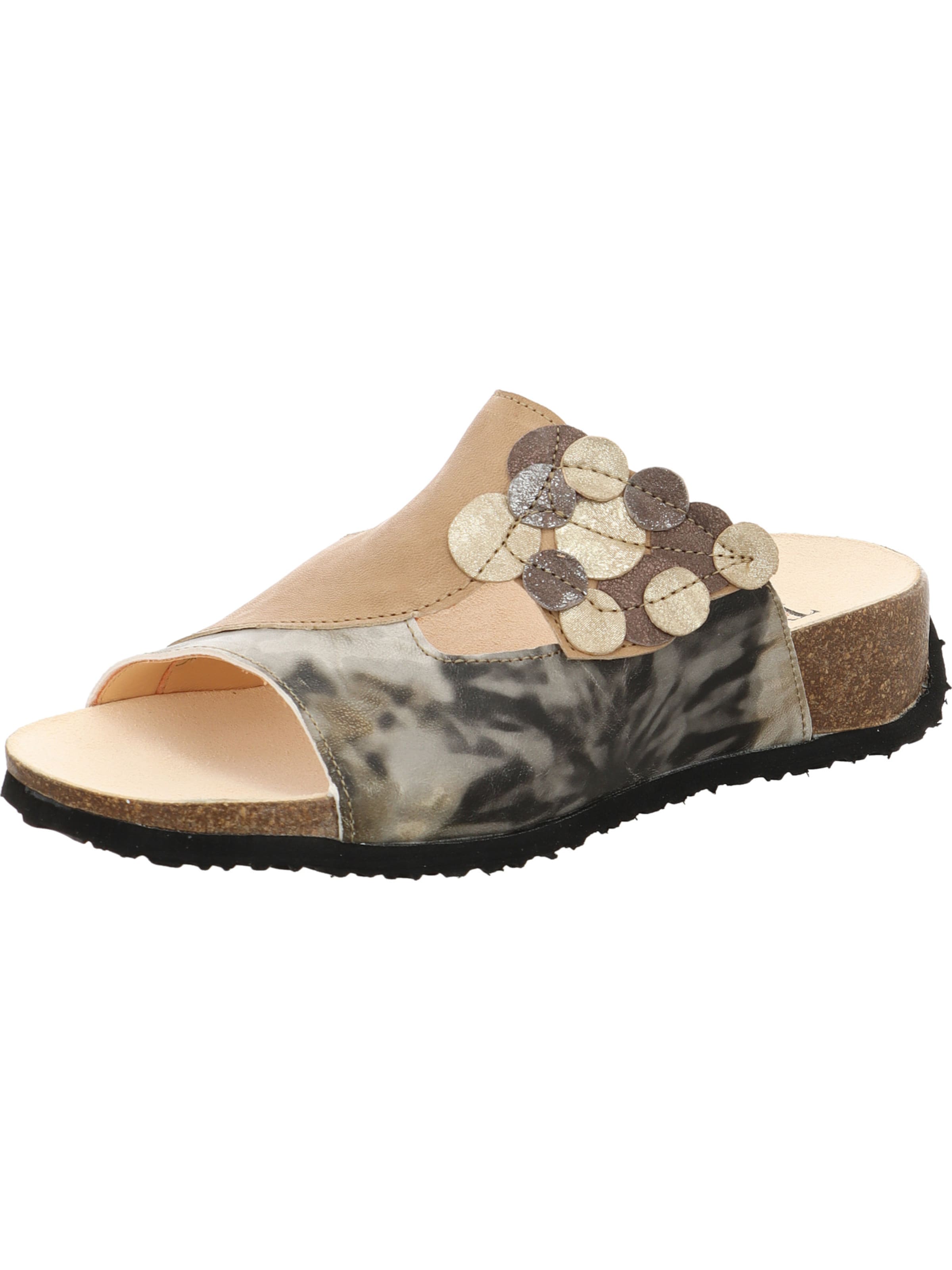 THINK! Mules 'Mizzi' in Brown: front