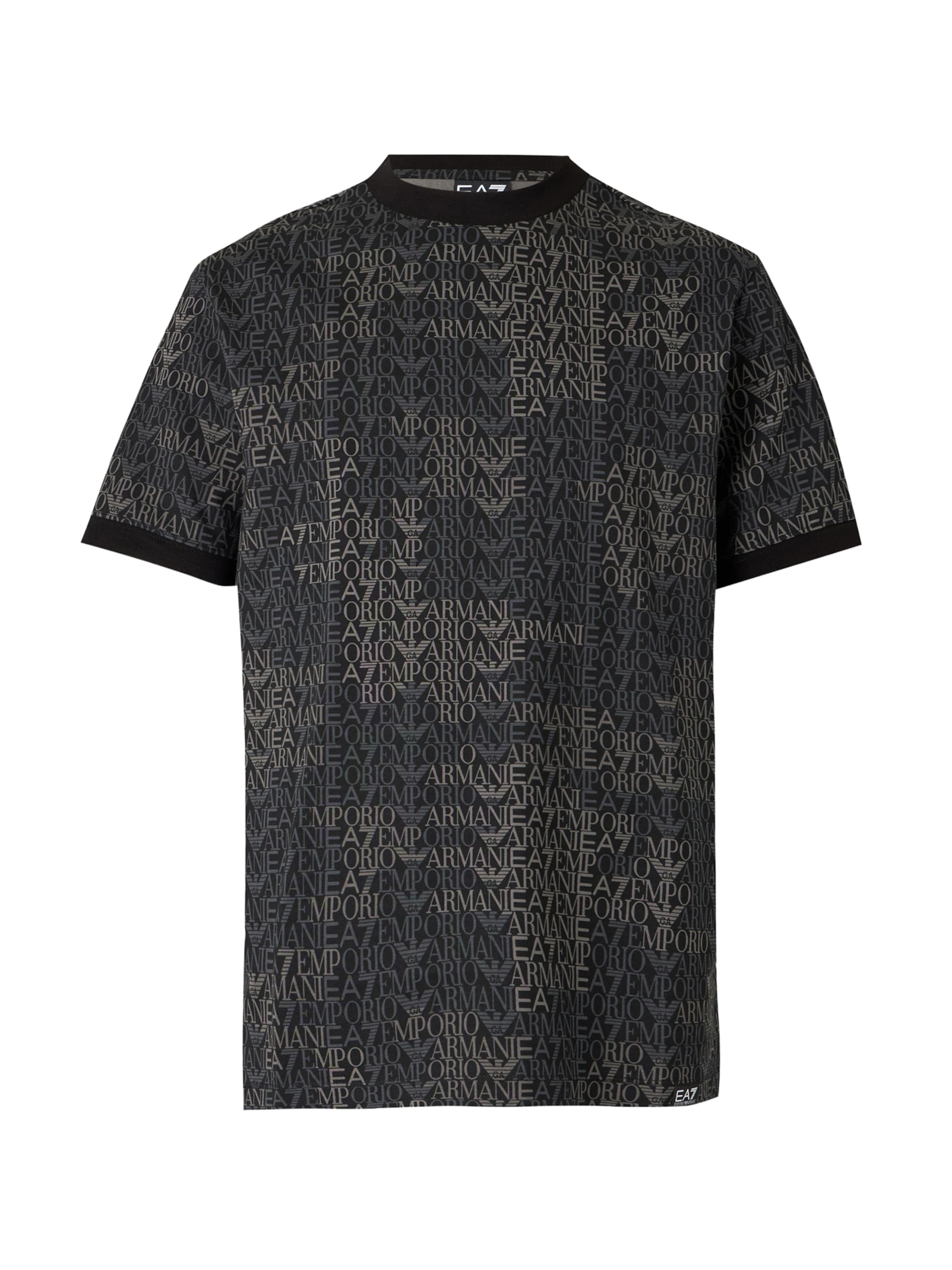 EA7 Emporio Armani Majica | črna barva: sprednja stran