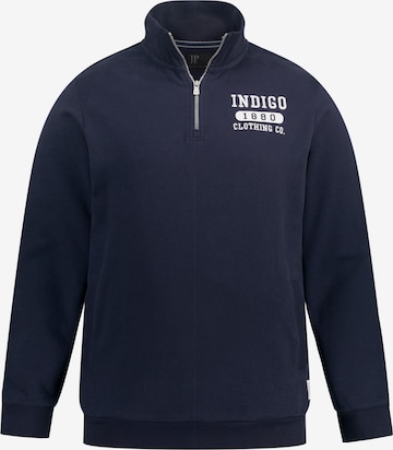 Sweat-shirt JP1880 en bleu : devant