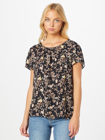 s.Oliver BLACK LABEL Blouse in Zwart: voorkant