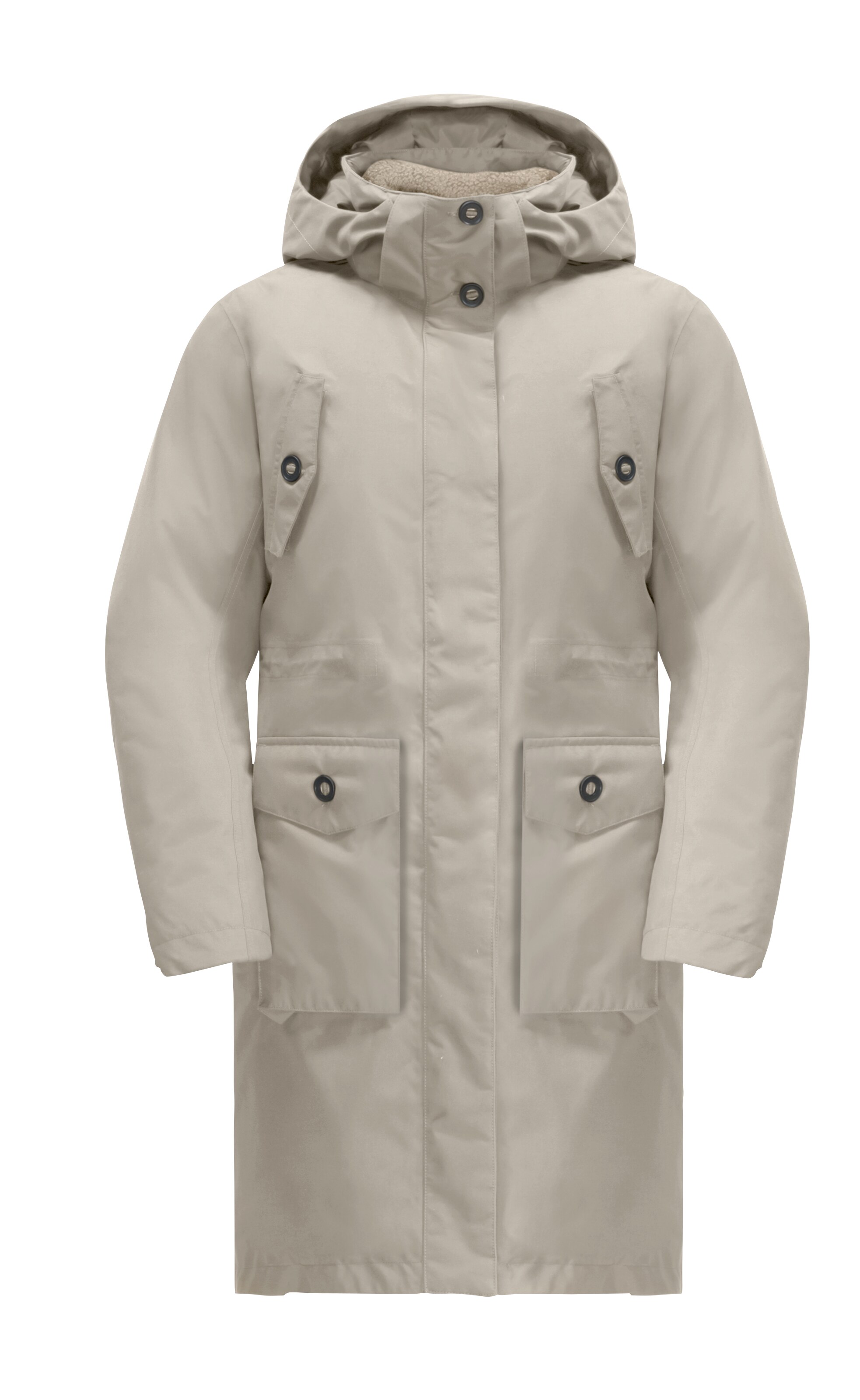 JACK WOLFSKIN Outdoor Coat in Grey: front