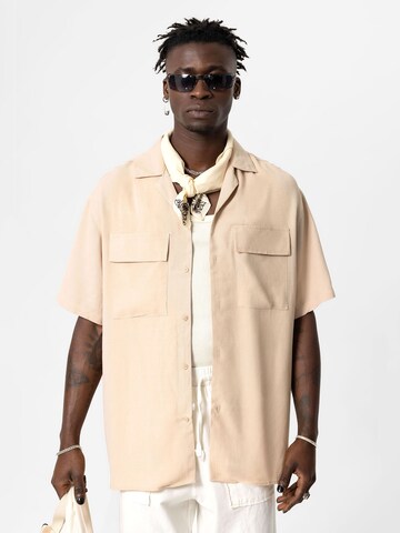 Chemise 'Athens' VAMOS CLO en beige : devant