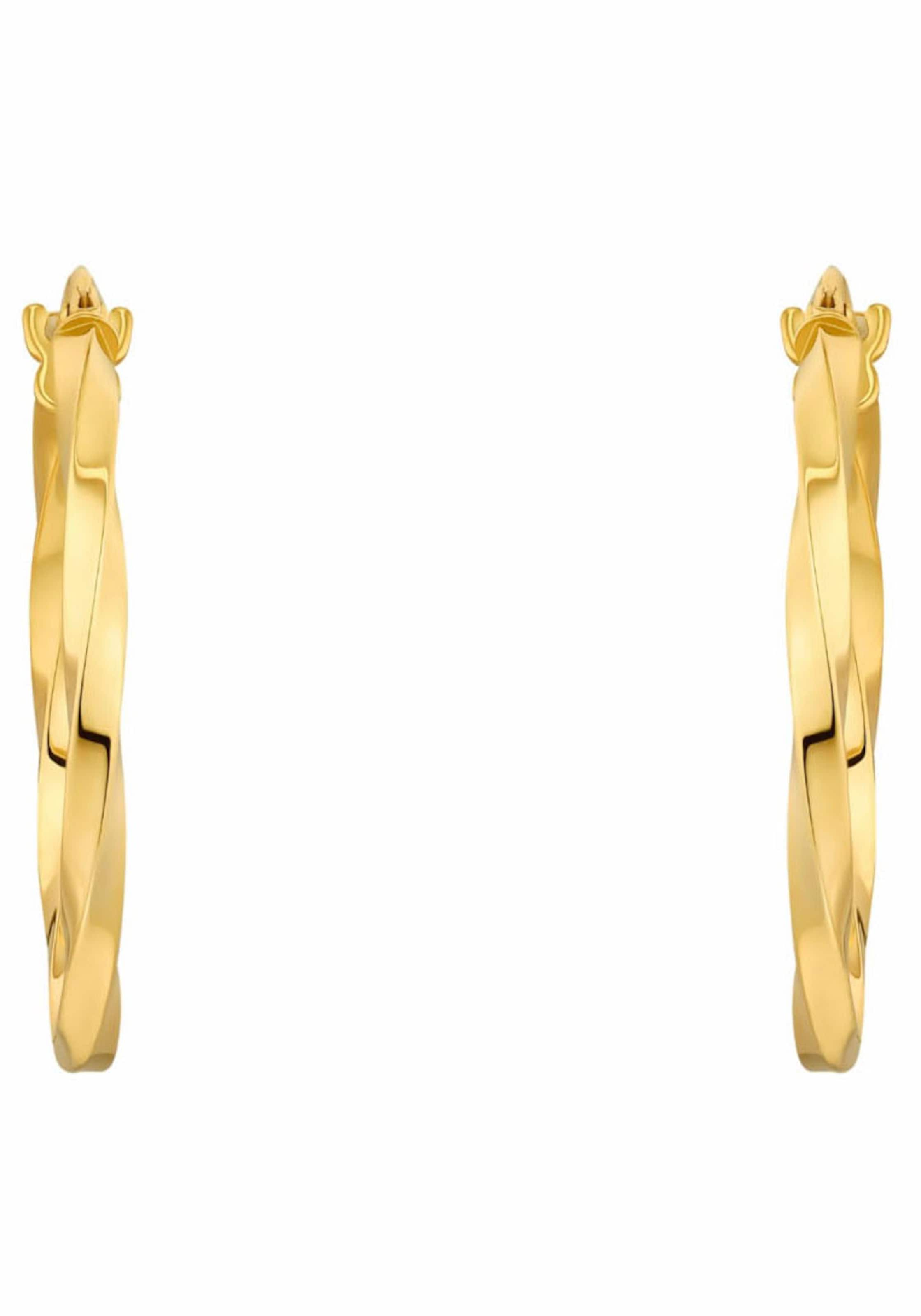 AMOR Ohrringe in Gold: Vorderseite