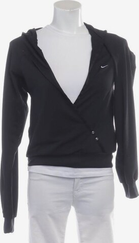 NIKE Sweatshirt & Zip-Up Hoodie in S in Black: front