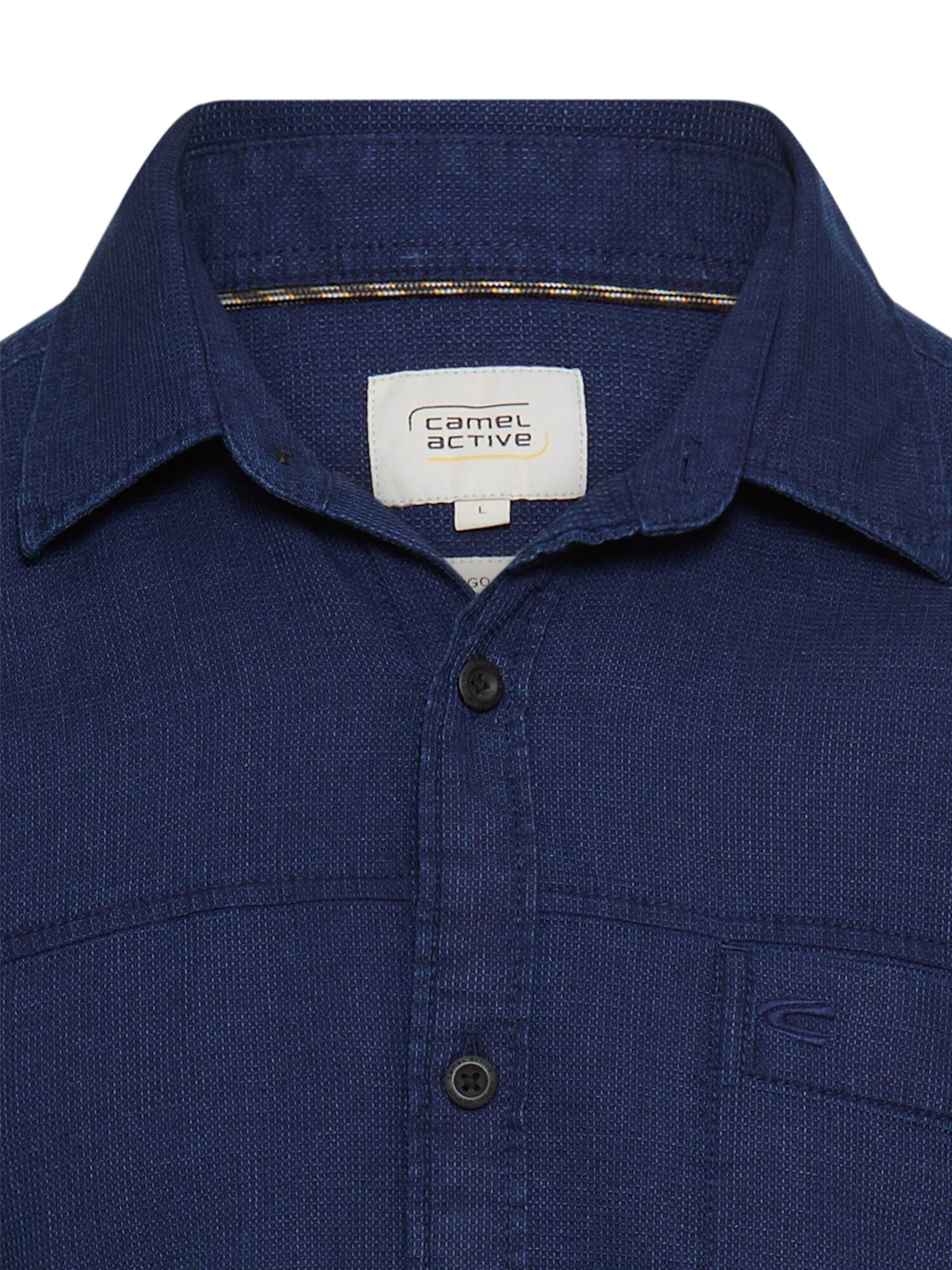 CAMEL ACTIVE Regular Fit Hemd in Blau