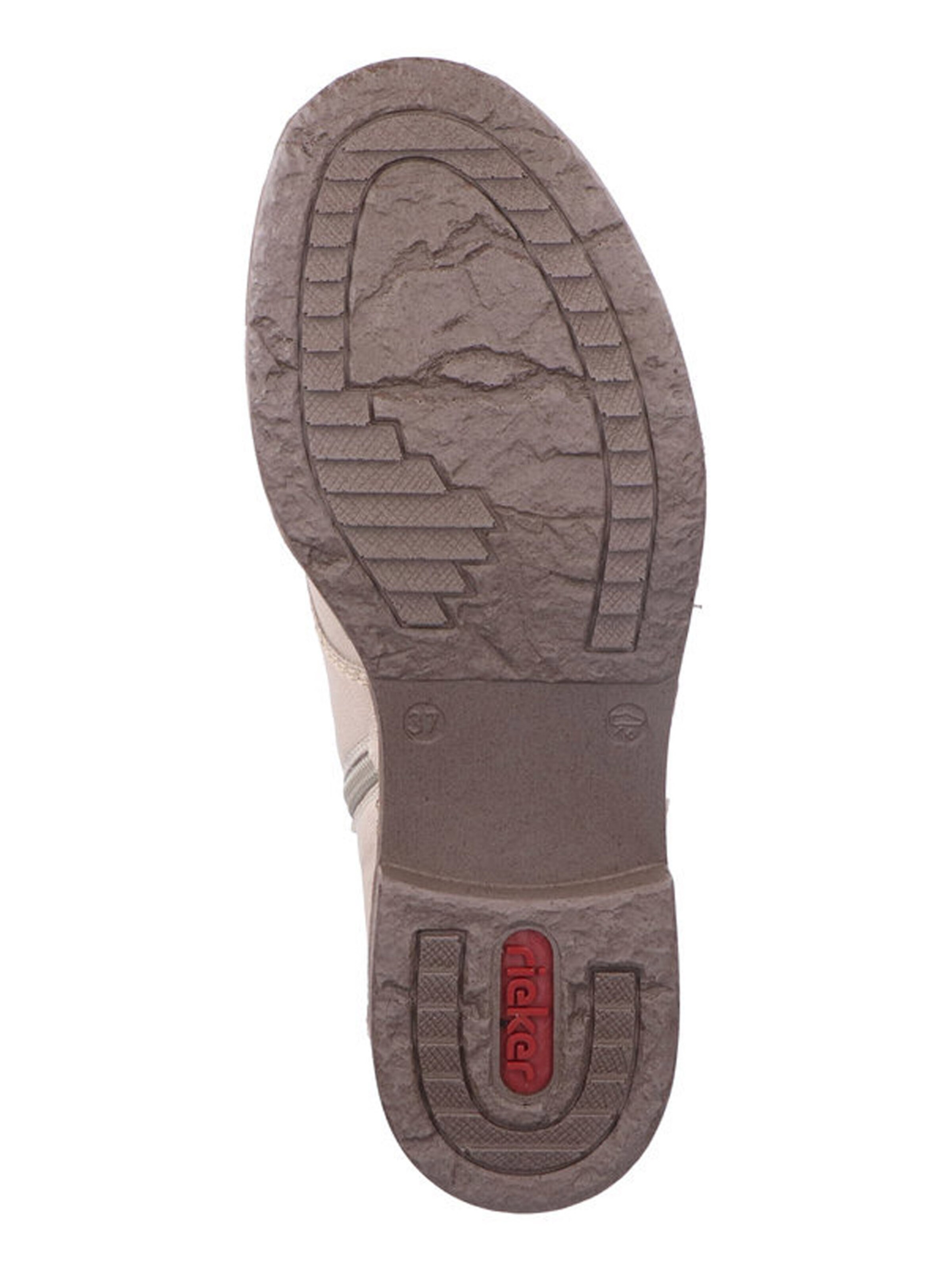 Bottines à lacets Rieker en beige