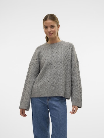 VERO MODA Pullover 'COLETTE' i grå: forside
