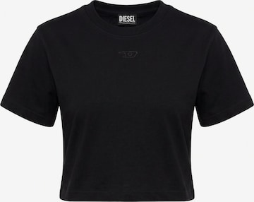DIESEL - Camisa 'T-REG-CR-1 CROPPED' em preto: frente