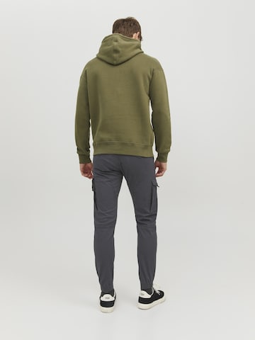Effilé Pantalon cargo 'JJIPaul JJFlake' JACK & JONES en gris