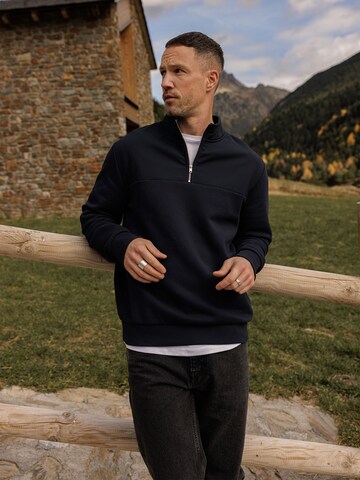 DAN FOX APPAREL Collegepaita 'Enzo' värissä sininen