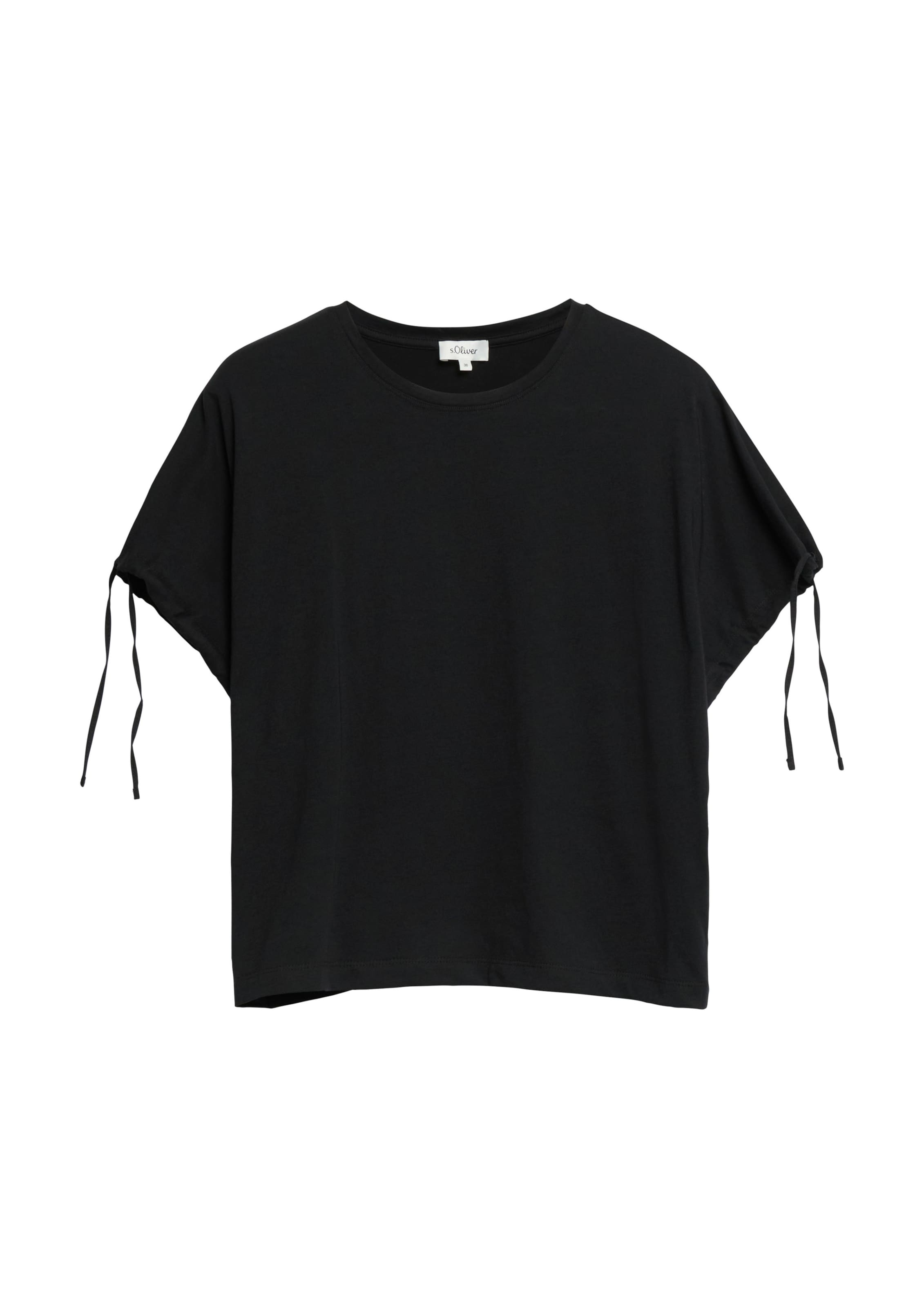 s.Oliver Shirt in Zwart: voorkant