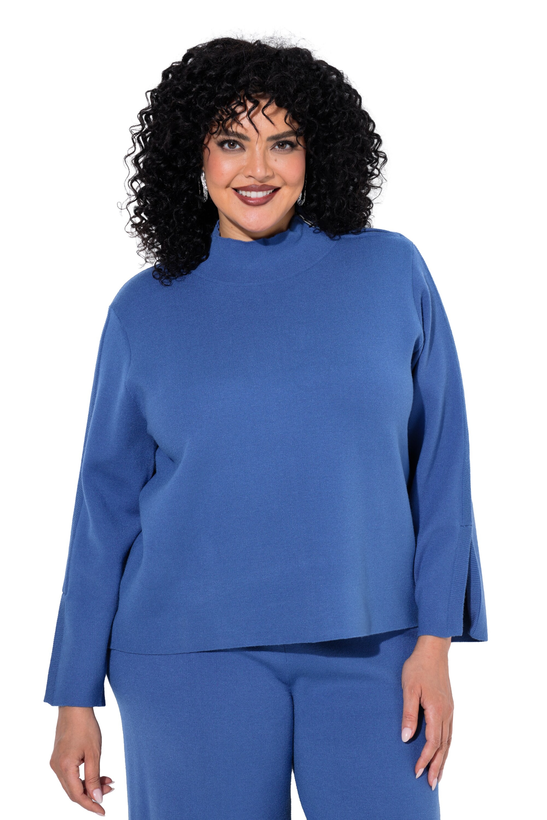Ulla Popken Pullover in Blau: Vorderseite