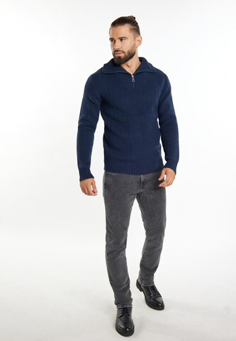 DreiMaster Vintage Pullover  'Imane' in Blau