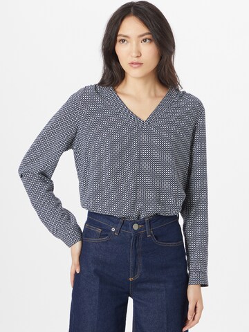 TOM TAILOR Blouse in Blauw: voorkant