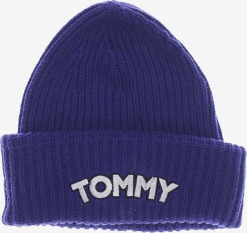 TOMMY HILFIGER Hat & Cap in One size in Blue: front