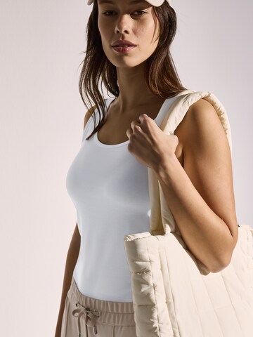 CECIL - Top 'Linda' en blanco: frente