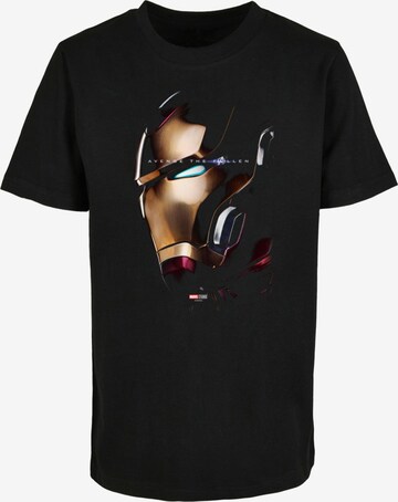 ABSOLUTE CULT T-Shirt 'Avengers Endgame- Avenge The Fallen Iron Man' in Schwarz: predná strana