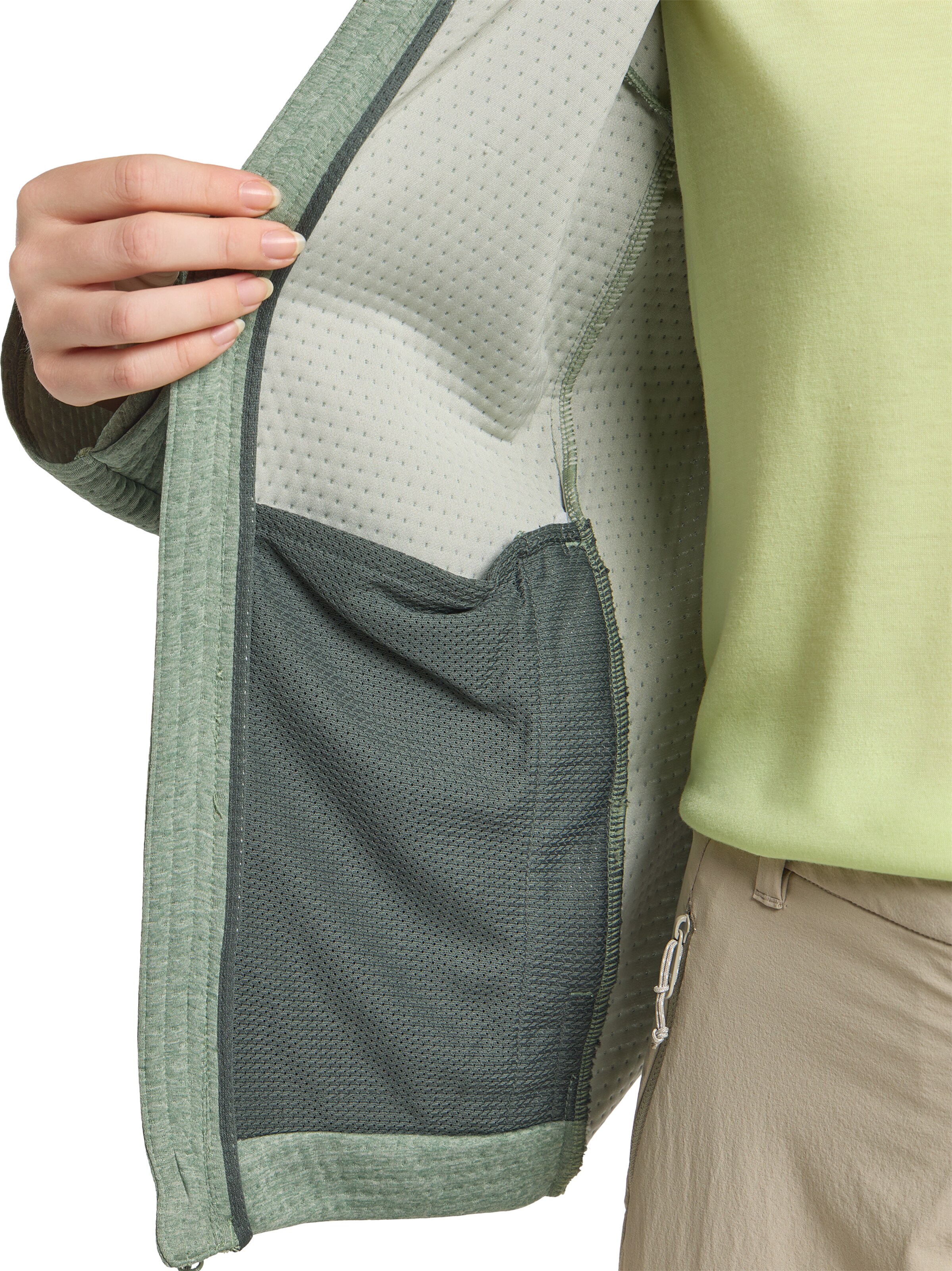 JACK WOLFSKIN Funktionsfleecejacke in Grün