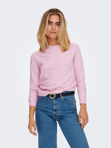 Pull-over 'RICA' ONLY en rose : devant