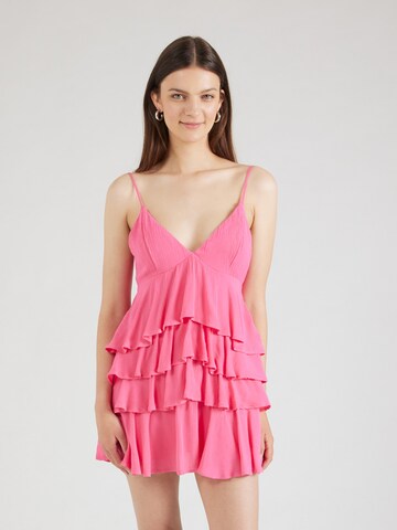 HOLLISTER Letní šaty 'Bare' – pink: přední strana