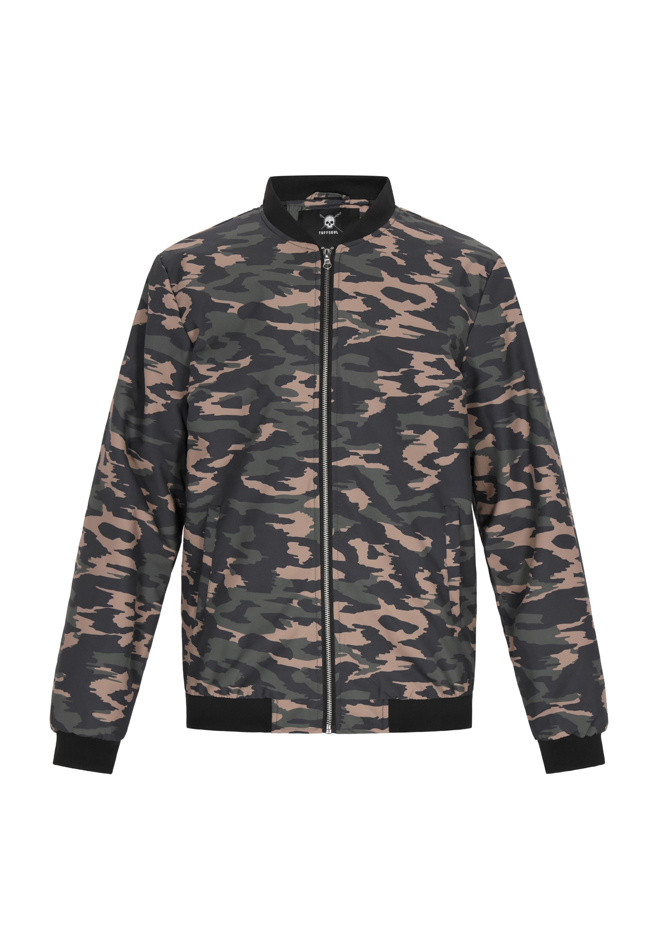 TUFFSKULL Jacke in Grün: Vorderseite