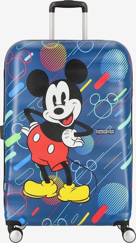 American Tourister Trolley 'Wavebreaker Disney' in Blau: Vorderseite