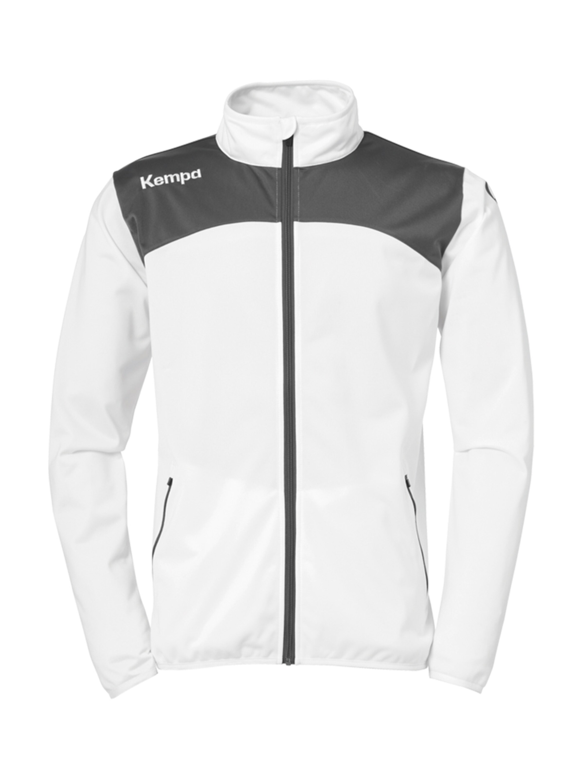 KEMPA Sportjacke in Weiß: Vorderseite