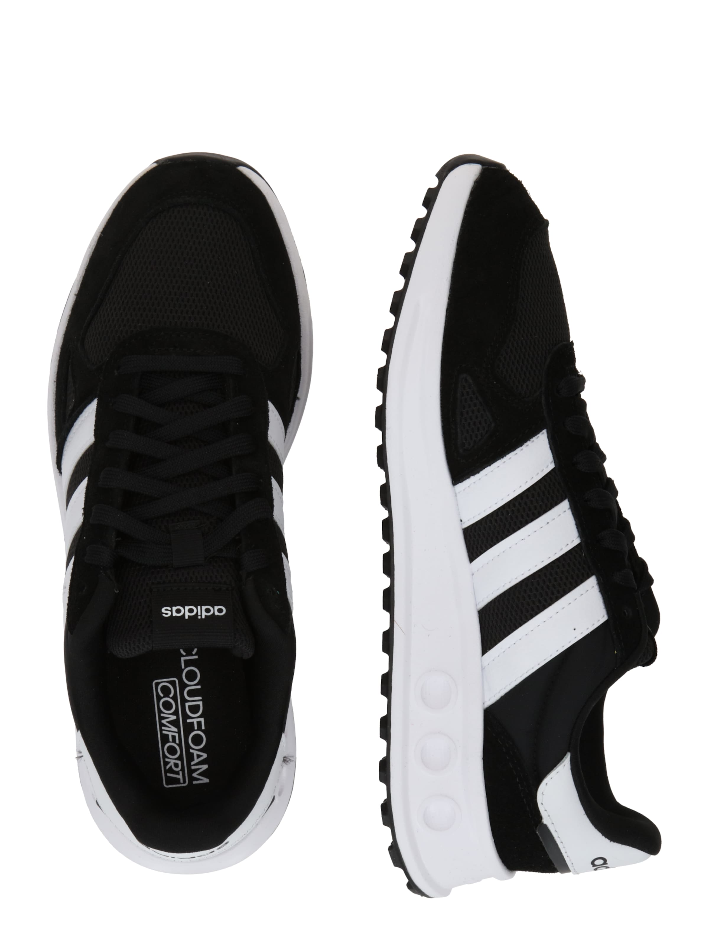 ADIDAS SPORTSWEAR Σνίκερ χαμηλό 'RUN 84' σε μαύρο