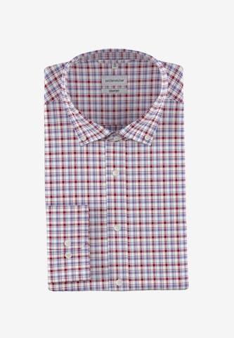 SEIDENSTICKER Regular fit Button Up Shirt 'Smart Essentials' in Red
