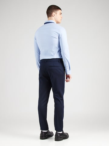 TOM TAILOR DENIM Slimfit Chino hlače | modra barva