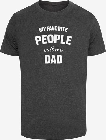 T-Shirt 'Fathers Day - My Favorite People Call Me Dad' Merchcode en gris : devant